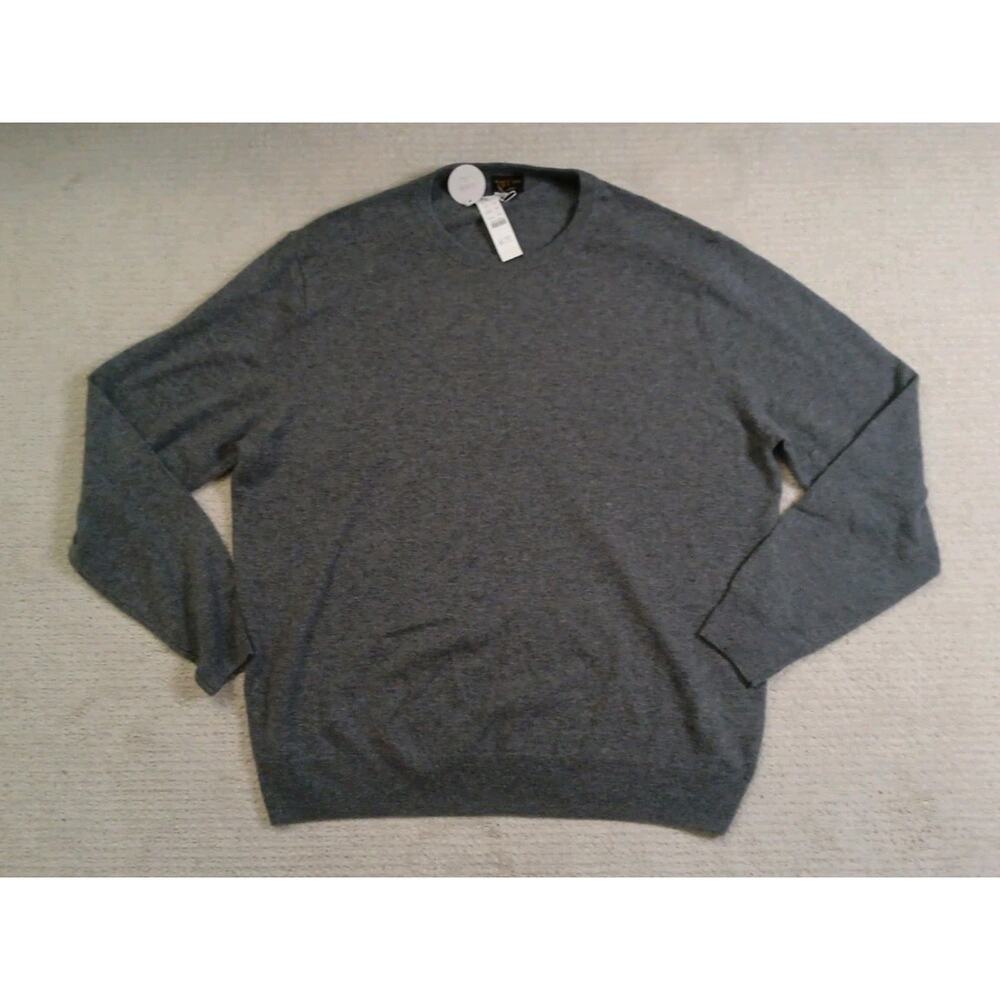 J. Crew Men's Crewneck Sweater in Heather Gray